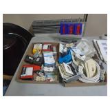 Flat of misc electrical. As shown. CASH ON SITE ONLY. PICKUP IS MONDAY MAY 4TH FROM 11 AM TO 4 PM. REGARDLESS WHAT THE SCHEDULE STATES.