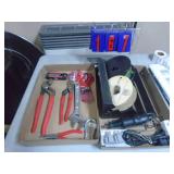 2 flats of misc tools. As shown. CASH ON SITE ONLY. PICKUP IS MONDAY MAY 4TH FROM 11 AM TO 4 PM. REGARDLESS WHAT THE SCHEDULE STATES.