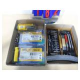 2 flats of exacto blades & heat shrink tube. As shown. CASH ON SITE ONLY. PICKUP IS MONDAY MAY 4TH FROM 11 AM TO 4 PM. REGARDLESS WHAT THE SCHEDULE STATES.