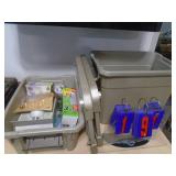 Empty bin with misc bulbs. As shown. CASH ON SITE ONLY. PICKUP IS MONDAY MAY 4TH FROM 11 AM TO 4 PM. REGARDLESS WHAT THE SCHEDULE STATES.