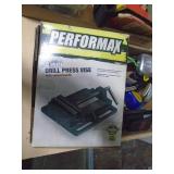 Drill press vise with easy stripper. As shown. CASH ON SITE ONLY. PICKUP IS MONDAY MAY 4TH FROM 11 AM TO 4 PM. REGARDLESS WHAT THE SCHEDULE STATES.