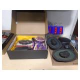 Misc speakers & audio equipment. As shown. CASH ON SITE ONLY. PICKUP IS MONDAY MAY 4TH FROM 11 AM TO 4 PM. REGARDLESS WHAT THE SCHEDULE STATES.