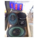 Misc speakers & audio equipment. As shown. CASH ON SITE ONLY. PICKUP IS MONDAY MAY 4TH FROM 11 AM TO 4 PM. REGARDLESS WHAT THE SCHEDULE STATES.