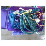 Bin full of cords. As shown. CASH ON SITE ONLY. PICKUP IS MONDAY MAY 4TH FROM 11 AM TO 4 PM. REGARDLESS WHAT THE SCHEDULE STATES.