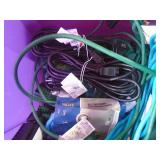 Bin full of cords. As shown. CASH ON SITE ONLY. PICKUP IS MONDAY MAY 4TH FROM 11 AM TO 4 PM. REGARDLESS WHAT THE SCHEDULE STATES.