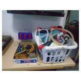 Basket of goodies & batteries. As shown. CASH ON SITE ONLY. PICKUP IS MONDAY MAY 4TH FROM 11 AM TO 4 PM. REGARDLESS WHAT THE SCHEDULE STATES.