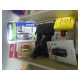 Bike accessories & paint brushes. As shown. CASH ON SITE ONLY. PICKUP IS MONDAY MAY 4TH FROM 11 AM TO 4 PM. REGARDLESS WHAT THE SCHEDULE STATES.