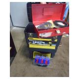 Stanley tool box with contents. As shown. CASH ON SITE ONLY. PICKUP IS MONDAY MAY 4TH FROM 11 AM TO 4 PM. REGARDLESS WHAT THE SCHEDULE STATES.