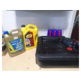 Oil & anti freeze. As shown. CASH ON SITE ONLY. PICKUP IS MONDAY MAY 4TH FROM 11 AM TO 4 PM. REGARDLESS WHAT THE SCHEDULE STATES.