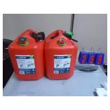 Qty of 2 empty gas cans. As shown. CASH ON SITE ONLY. PICKUP IS MONDAY MAY 4TH FROM 11 AM TO 4 PM. REGARDLESS WHAT THE SCHEDULE STATES.