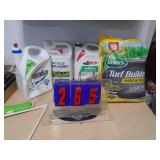 4 jugs lawn chemicals & fertilizer. As shown. CASH ON SITE ONLY. PICKUP IS MONDAY MAY 4TH FROM 11 AM TO 4 PM. REGARDLESS WHAT THE SCHEDULE STATES.