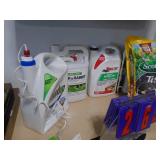 4 jugs lawn chemicals & fertilizer. As shown. CASH ON SITE ONLY. PICKUP IS MONDAY MAY 4TH FROM 11 AM TO 4 PM. REGARDLESS WHAT THE SCHEDULE STATES.