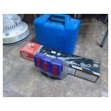 Cable puller & dielsel can with contents. As shown. CASH ON SITE ONLY. PICKUP IS MONDAY MAY 4TH FROM 11 AM TO 4 PM. REGARDLESS WHAT THE SCHEDULE STATES.