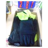 Flat of gloves & hat. As shown. CASH ON SITE ONLY. PICKUP IS MONDAY MAY 4TH FROM 11 AM TO 4 PM. REGARDLESS WHAT THE SCHEDULE STATES.