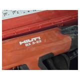 Hilti® 21.6V Cordless Concrete Nailer BX3-22 with Battery, Hilti C 6-22 Charger, Case