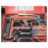 Hilti® 21.6V Cordless Concrete Nailer BX3-22 with Battery, Hilti C 6-22 Charger, Case