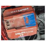 Hilti® 21.6V Cordless Concrete Nailer BX3-22 with Battery, Hilti C 6-22 Charger, Case