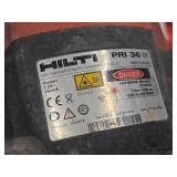 Hilti® PR36 Rotating Green Laser with Case, Remote Control, Stand and (2) Batteries