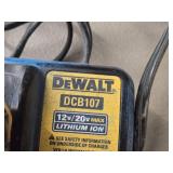DeWalt® 12V Max / 20V Max Lithium Ion Battery Charger DCB107 with 12V 2Ah Battery Pack