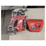 Milwaukee® M12 Red Lithium 3/8" Crown Stapler 2447-20 with Battery, Charger