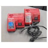 Lot of (2) Milwaukee® Battery Charger M12-118