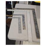 Lot of (4) T-Squares - 24" (x2) and 12" (x2)