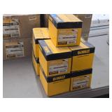 Lot of (9 Boxes) DeWalt® Steel Zinc Cordless Concrete Nailer DCN8910680 1000-count ( 9000 total items ) .120"x.680"