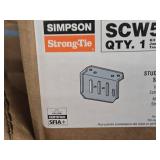 Lot of (4 Boxes) Simpson Strong Tie Head-of-Wall Slide Clip SCW5.5-KT