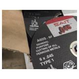 Lot of (50) United Abrasives 6" 7/8-Grade .045-Grit Type-1 Cut-Off Wheels for Portable Saws