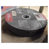 Lot of (20) United Abrasives 6" 7/8-Grade .045-Grit Type-1 Cut-Off Wheels for Portable Saws