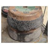 Lot of (2) United Abrasives Concrete Grinding Wheels 5" x 2" x 5/8"-11 Threaded Arbor
