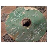 Lot of (2) United Abrasives Concrete Grinding Wheels 5" x 2" x 5/8"-11 Threaded Arbor
