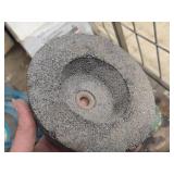 Lot of (2) United Abrasives Concrete Grinding Wheels 5" x 2" x 5/8"-11 Threaded Arbor