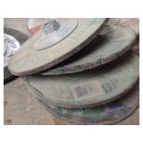 Lot of (8) Right Angle Grinding Wheels 7"x1/4"x5/8"-11