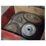 Lot of (5) Knot Wire Wheel Brushes for Right Angle Grinders