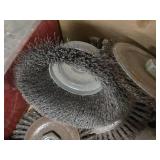 Lot of (5) Knot Wire Wheel Brushes for Right Angle Grinders