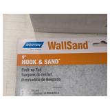 Lot of (2 Boxes) Norton WallSand Hook & Sand 9" Back-Up Pad 10-count ( 20 total items ) (in original packaging)