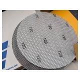 Lot of (59) Drywall Sanding Discs - Norton P180-grit Hook & Loop (x11), Norton P220-grit Hook & Loop (x18), DeWalt P120 Hook & Loop (x6), DeWalt 9" 120-grit Mesh (x24)