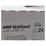 Lot of (2 Boxes) Norton WallSand Fine-Grit Single Angle Sanding Sponge 24-count ( 48 total items ) 4-7/8"x2-7/8"x1" (in original packaging)