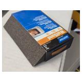 Lot of (1 Box) Norton WallSand Fine-Grit Single Angle Sanding Sponge 24-count ( 24 total items ) 4-7/8"x2-7/8"x1" (in original packaging)