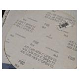 Lot of (38) Norton 9" P180-Grit Hook & Loop Bar Coded Drywall Sanding Discs For Porter-Cable Sander Model 7800
