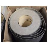 (1 box) Johnson Abrasives Smooth-Kut Floor Sanding Paper Roll 12"x50yd 120-D Grit + (1/2 Box) 3M Floor Surfacing Roll 12"x50yd 120-grit