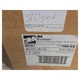 (1/2 Box) 3M Floor Surfacing Roll 12"x50yd 80-grit + (2/3 Box) 3M Floor Surfacing Roll 12"x50yd 100-grit