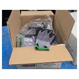 Lot of (54 Pairs) Global Gloves Lightweight Nylon Lycra Seamless-Knit Nitrile Polyurethane Coated Gloves