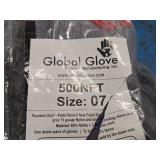Lot of (24 Pairs) Global Gloves Lightweight Nylon Lycra Seamless-Knit Nitrile Polyurethane Coated Gloves