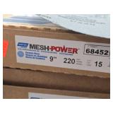 Lot of (4 Boxes) Norton Mesh Power 9" 220-Grit Ceramic Sanding Discs 15-count ( 60 total items )