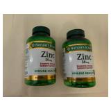 2x 400ct Nature Bounty Zinc-50mg-exp. 7/28
