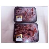 EE. 2x 1.6lbs USDA Choice Boneless Beef Stew Meat