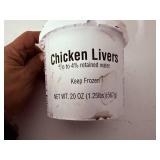 8x 20oz Frozen Chicken Livers