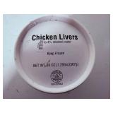 8x 20oz Frozen Chicken Livers